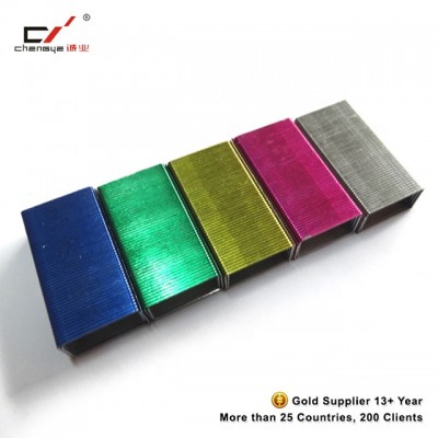 26/6 (No.35) color staples stationery supplier