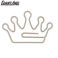 Cheap Price Custom Shaped Metallic Crown Paper Clip