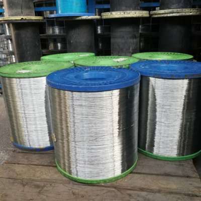 Flattening steel wire zinc coating for office staples