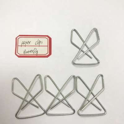 butterfly paper clips galvanized big paper clips